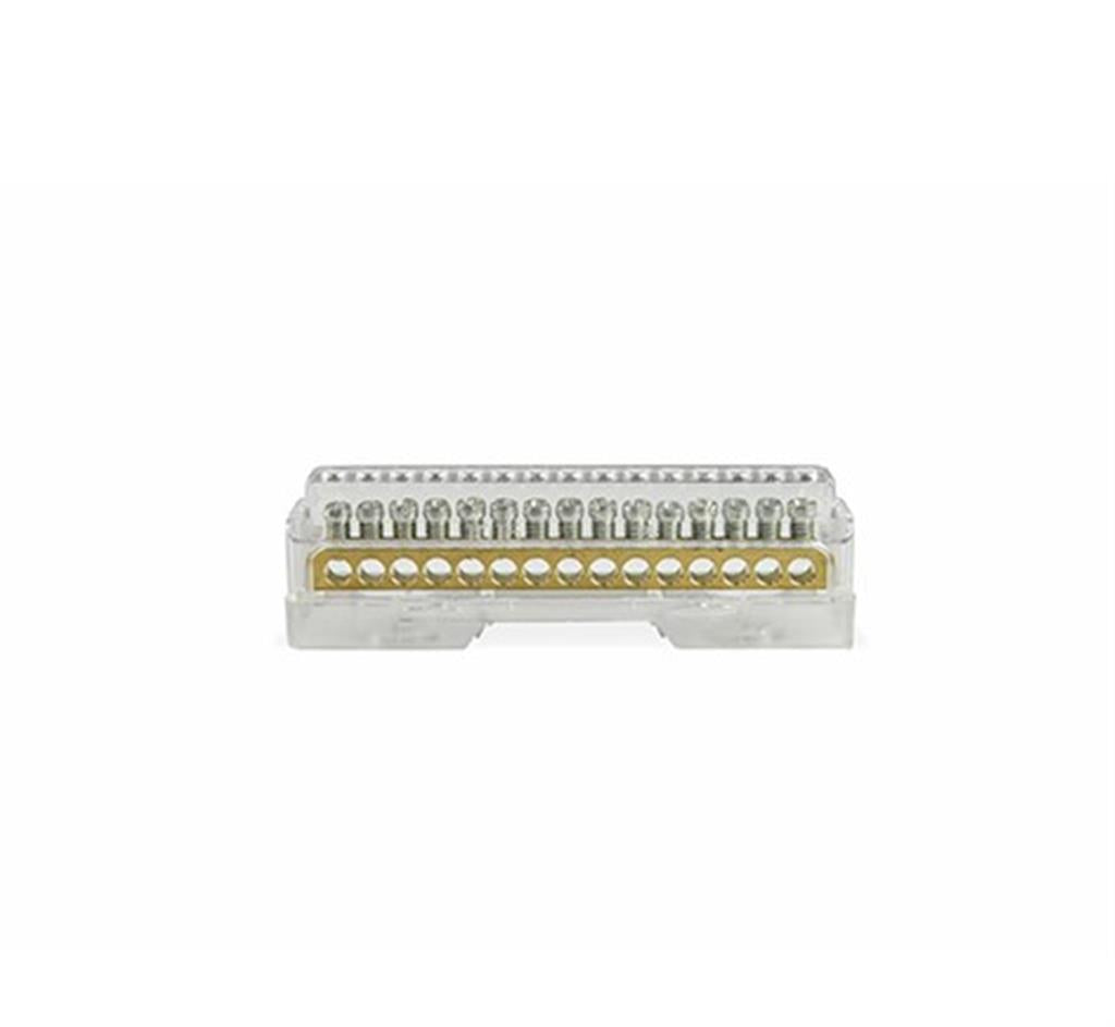10x Morsettiera unipolare 15 fori