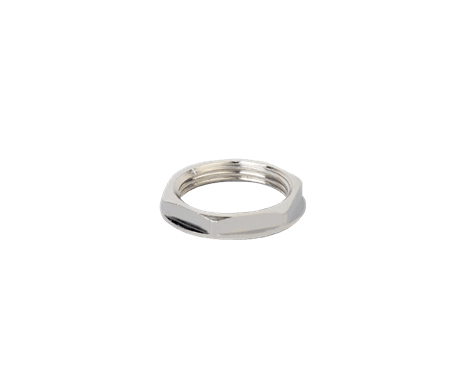 8x Ghiera in ottone nichelato M 16x1,5