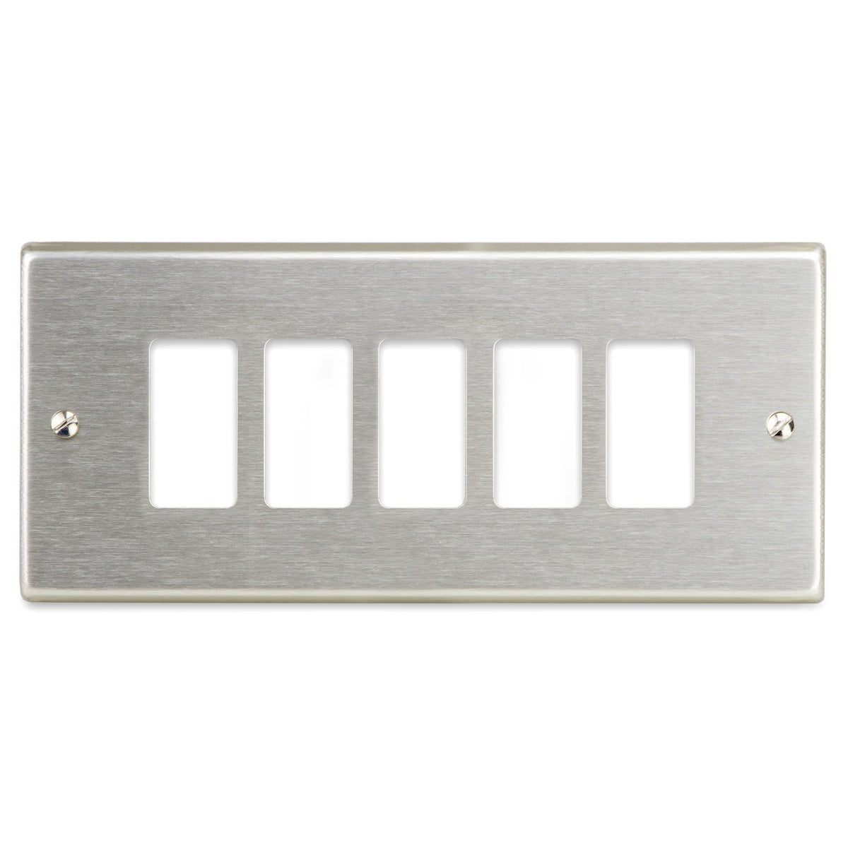 50x Placca alluminio anodiz.paglierino 5 fori