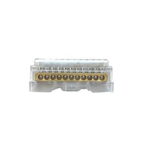 10x Morsettiera unipolare 11 fori