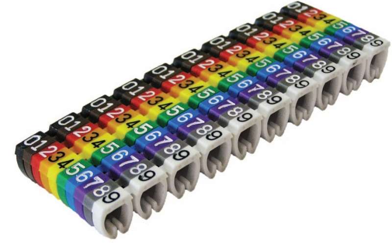 CIFRA 8 - OTTO 038218 MARKER CAB 3 - MARCATORE LEGRAND DA 0,5 a 1,5 MM² bticino