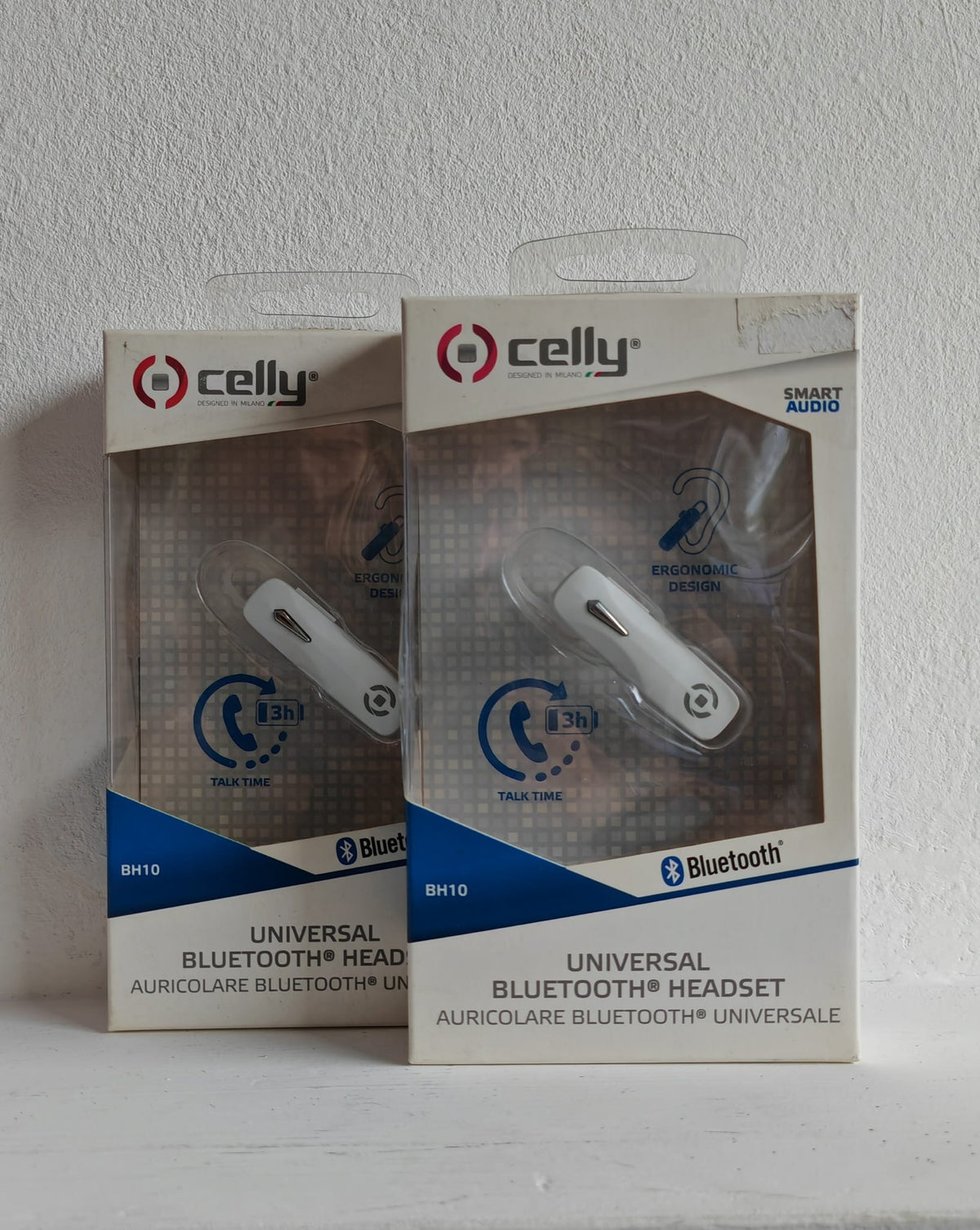 CELLY BH10 AURICOLARE BLUETOOTH BIANCO