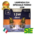 Lampadina PER FORNO INTERNA 15W COPPIA E14