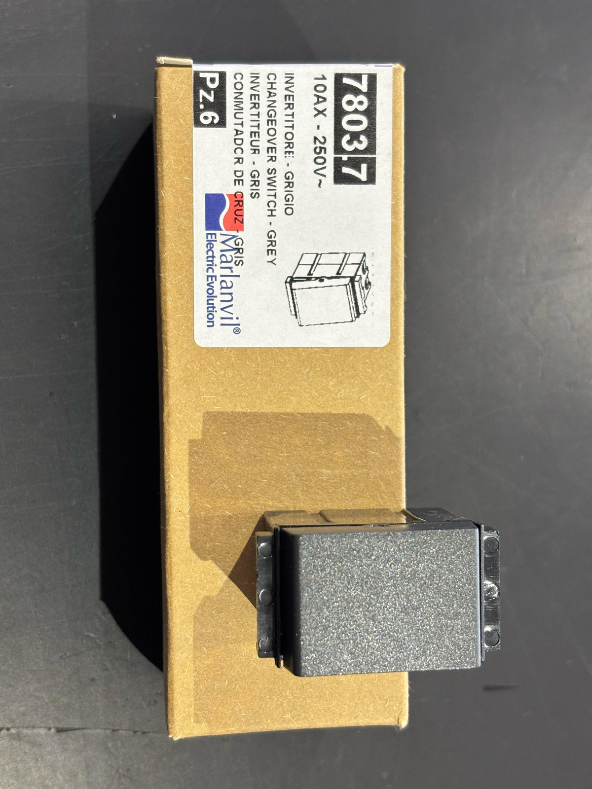 Invertitore grigio 10AX - Compatibile con Living Classic - MARLANVIL 7803.7
