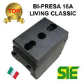 Presa bipasso grigio 2P+T 16A - Compatibile living classic - MARLANVIL 7879