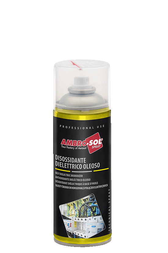 Disossidante Dielettrico Oleoso professionale spray 400ml - AMBRO SOL