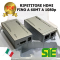 ripetitore HDMI schermato fino a 60 mt 1080p con 2 cavi Cat 5e/6  42/12305