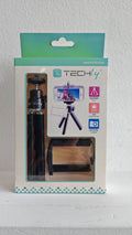 Techly Treppiede Portatile Universale per Smartphone e Fotocamere